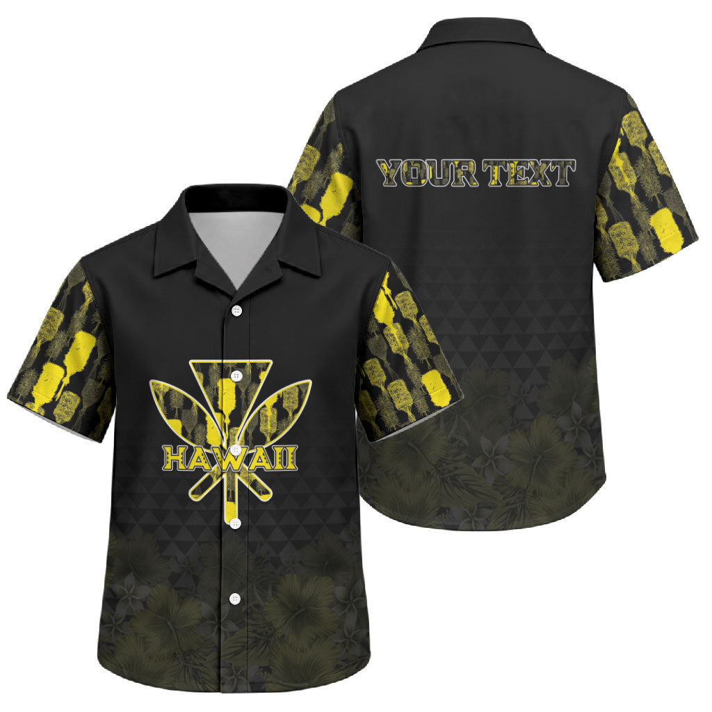 Personalised Aloha Hawaii Kahili Family Matching Long Sleeve Bodycon Dress and Hawaiian Shirt Kanaka Maoli With Kakau Pattern
