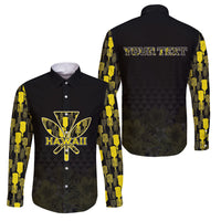Personalised Aloha Hawaii Kahili Family Matching Mermaid Dress and Hawaiian Shirt Kanaka Maoli With Kakau Pattern