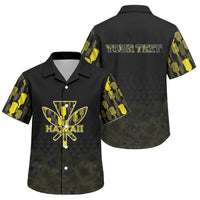 Personalised Aloha Hawaii Kahili Family Matching Short Sleeve Bodycon Dress and Hawaiian Shirt Kanaka Maoli With Kakau Pattern