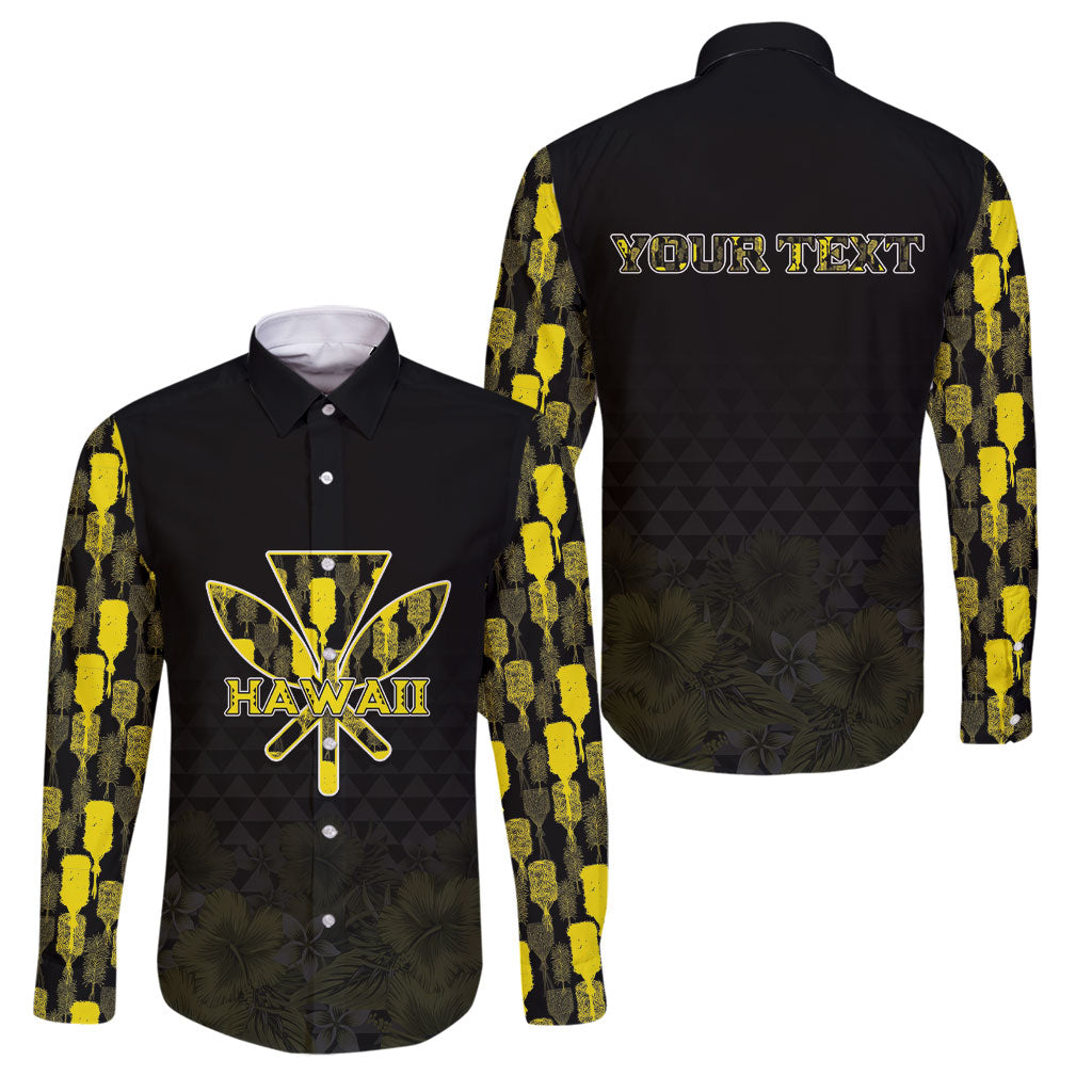 Personalised Aloha Hawaii Kahili Family Matching Summer Maxi Dress and Hawaiian Shirt Kanaka Maoli With Kakau Pattern