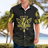 Personalised Aloha Hawaii Kahili Hawaiian Shirt Kanaka Maoli With Kakau Pattern
