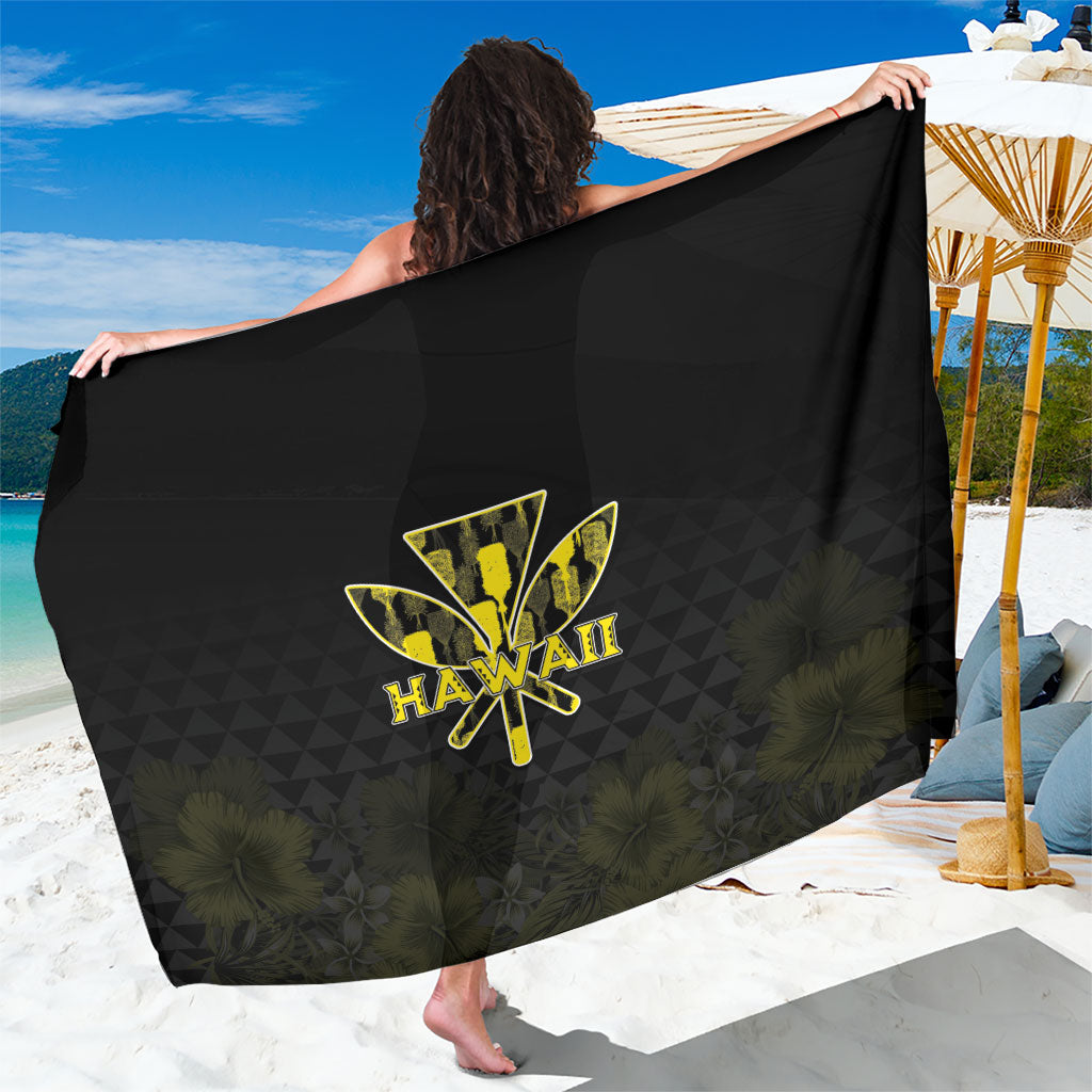 Aloha Hawaii Kahili Sarong Kanaka Maoli With Kakau Pattern