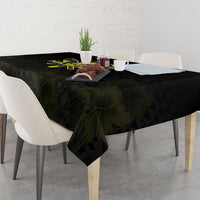 Aloha Hawaii Kahili Tablecloth Kanaka Maoli With Kakau Pattern