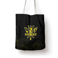 Aloha Hawaii Kahili Tote Bag Kanaka Maoli With Kakau Pattern