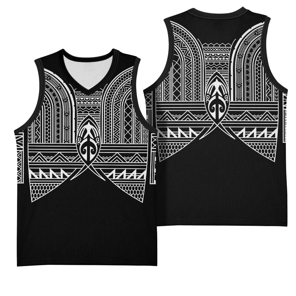 Philippines Igorot Tribal Inspired Basketball Jersey Black Version