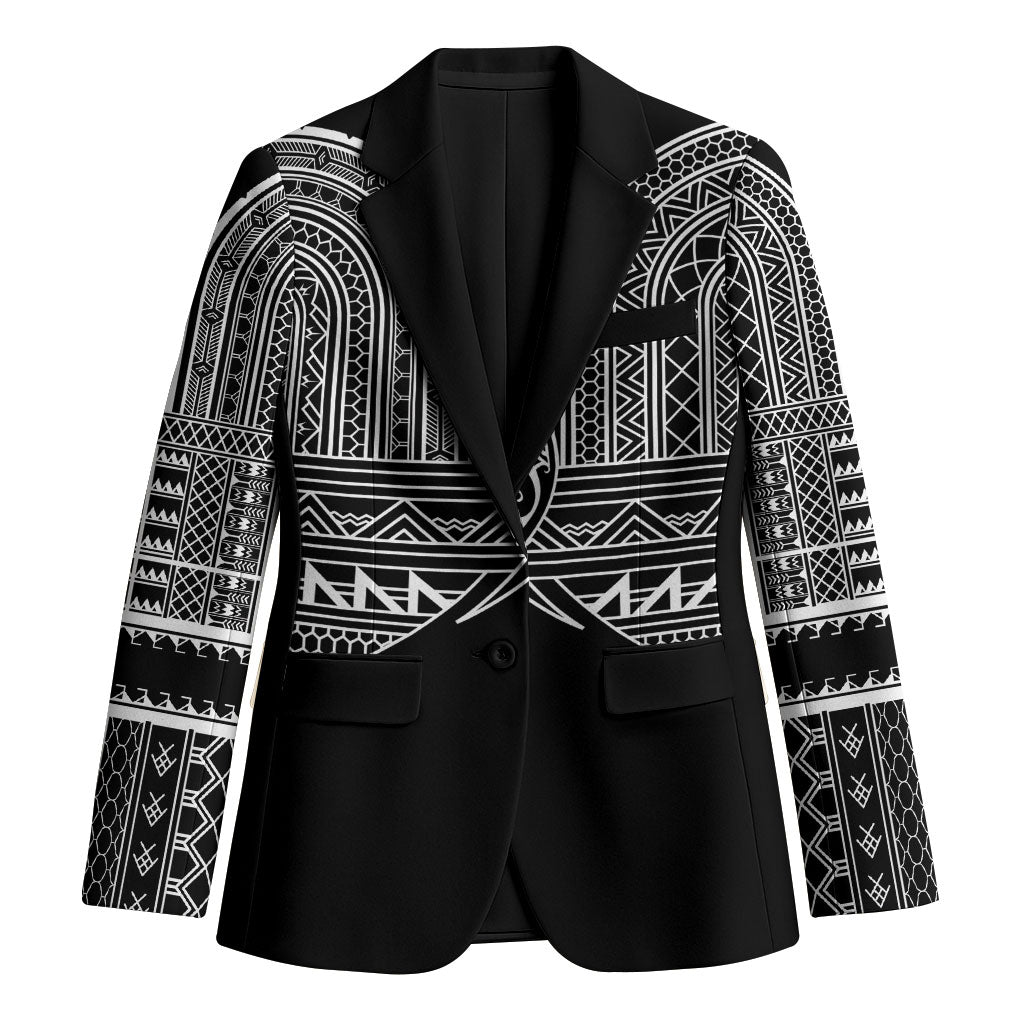 Philippines Igorot Tribal Inspired Blazer Black Version LT05 Unisex Black - Polynesian Pride