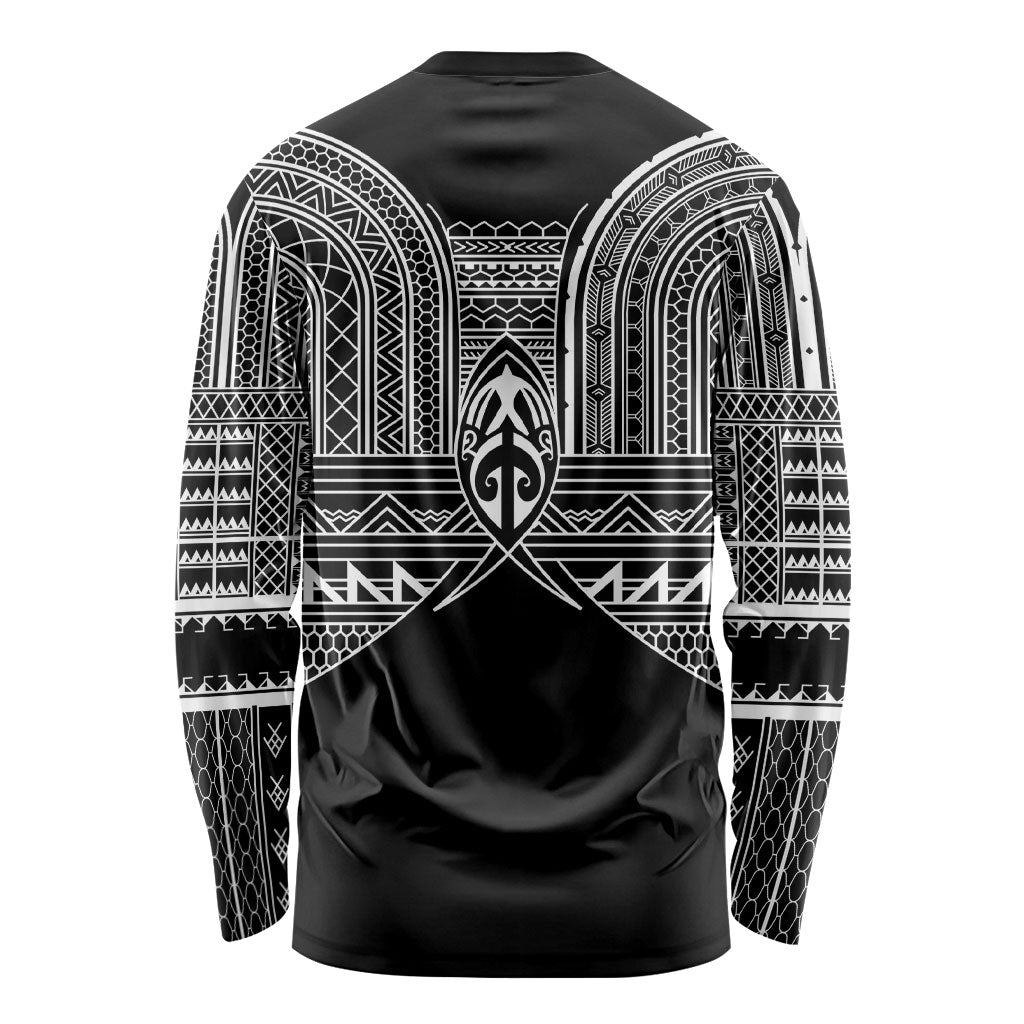 Philippines Igorot Tribal Inspired Long Sleeve Shirt Black Version