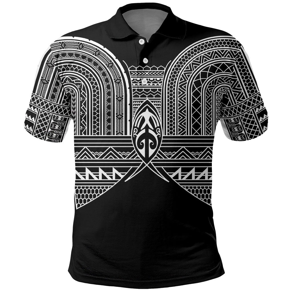 Philippines Igorot Tribal Inspired Polo Shirt Black Version LT05