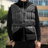 Philippines Igorot Tribal Inspired Sleeveless Puffer Jacket Black Version