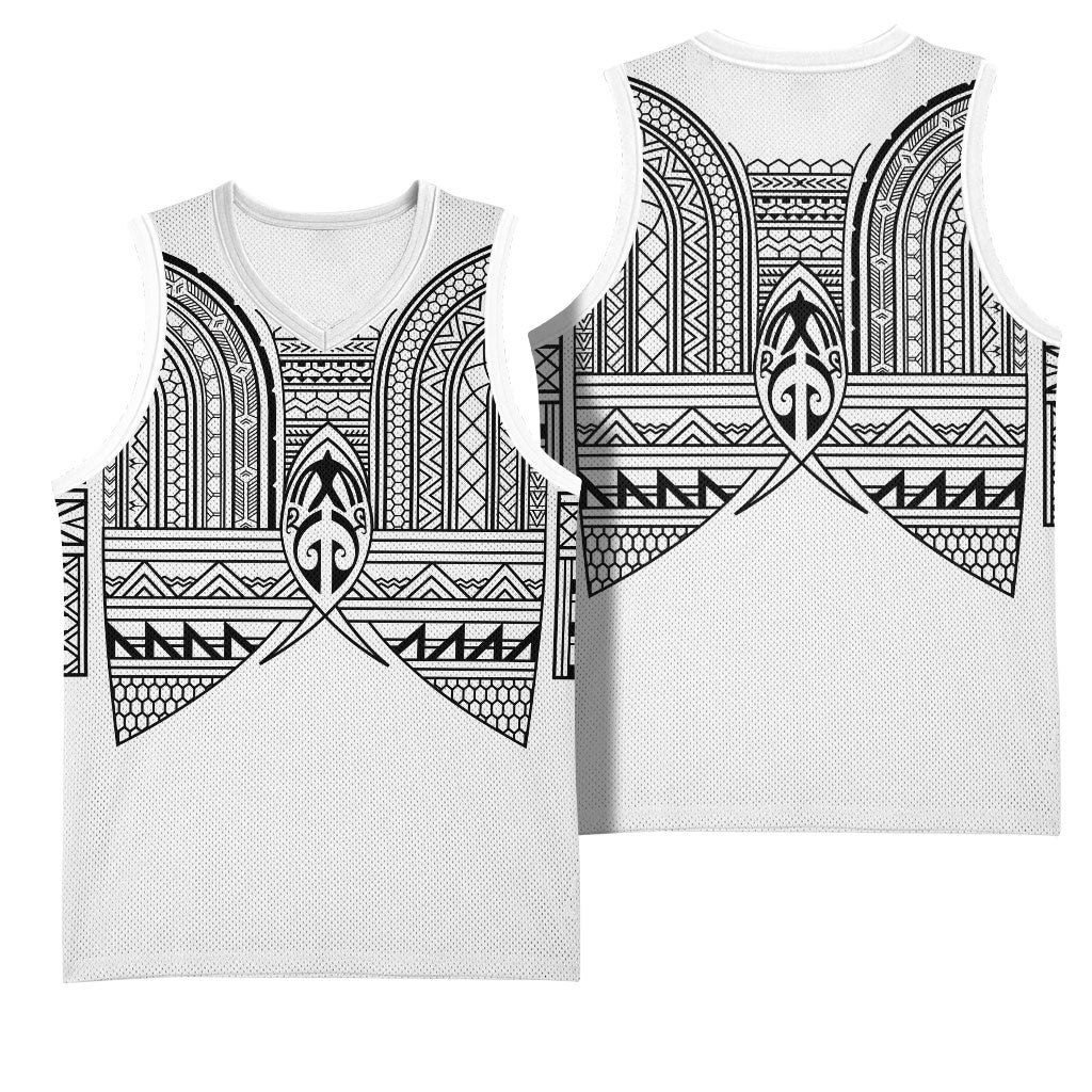 Philippines Igorot Tribal Inspired Basketball Jersey White Version