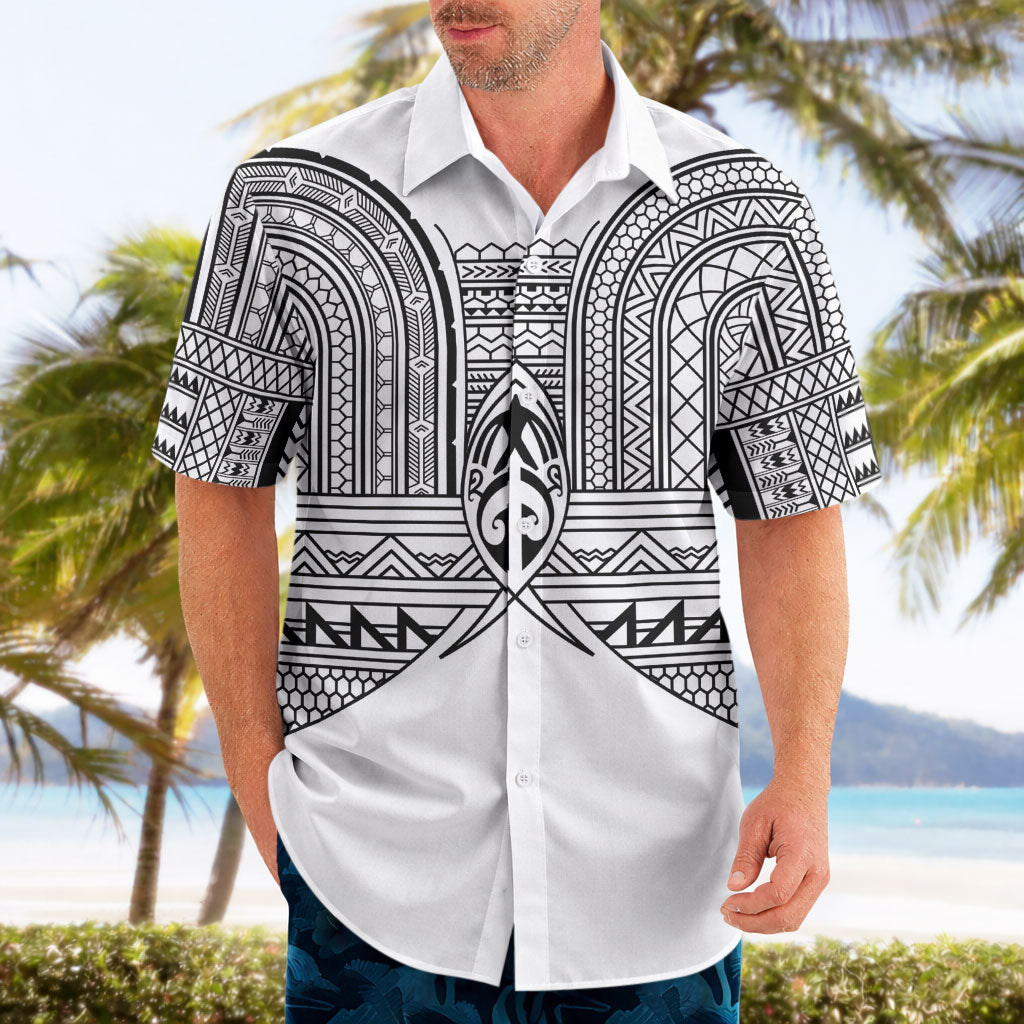 Philippines Igorot Tribal Inspired Hawaiian Shirt White Version