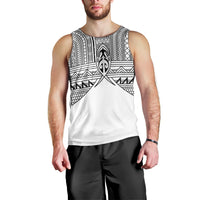 Philippines Igorot Tribal Inspired Men Tank Top White Version