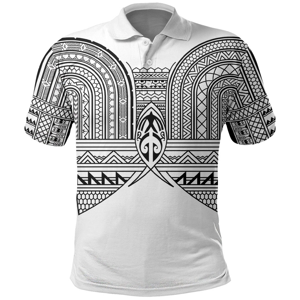 Philippines Igorot Tribal Inspired Polo Shirt White Version LT05