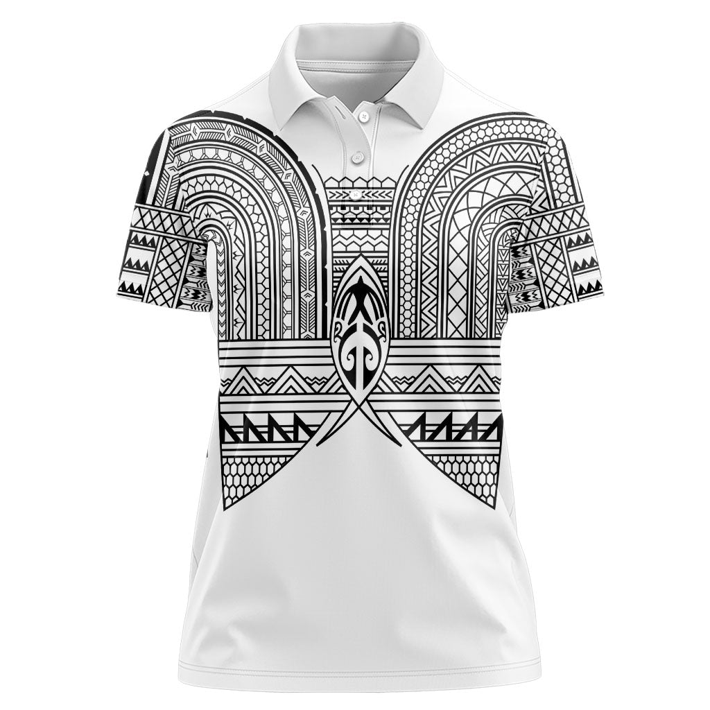 Philippines Igorot Tribal Inspired Women Polo Shirt White Version