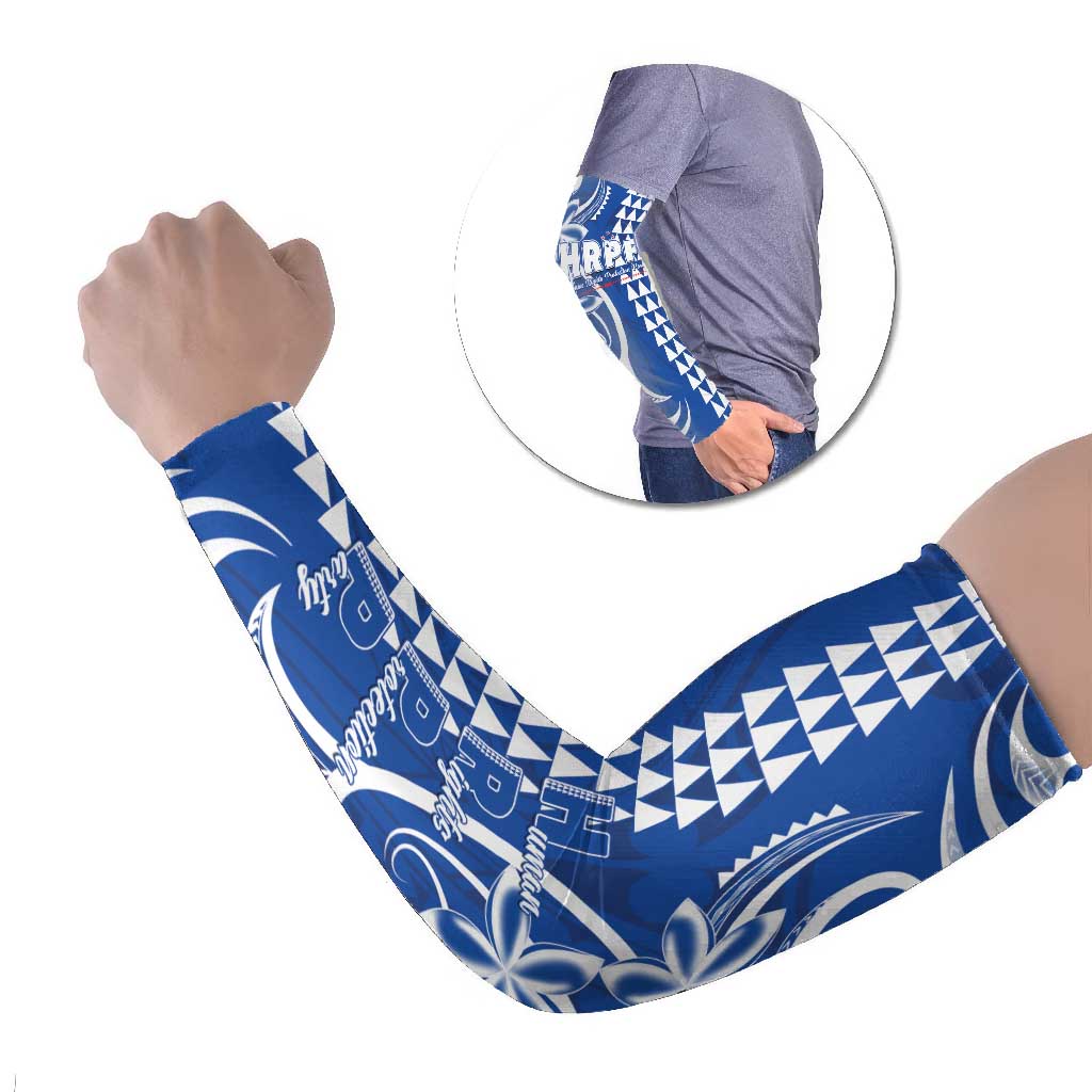 Samoa HRPP Party Arm Sleeves Polynesian Pattern - Polynesian Pride