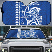 Samoa HRPP Party Auto Sun Shade Polynesian Pattern - Polynesian Pride