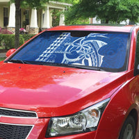 Samoa HRPP Party Auto Sun Shade Polynesian Pattern - Polynesian Pride