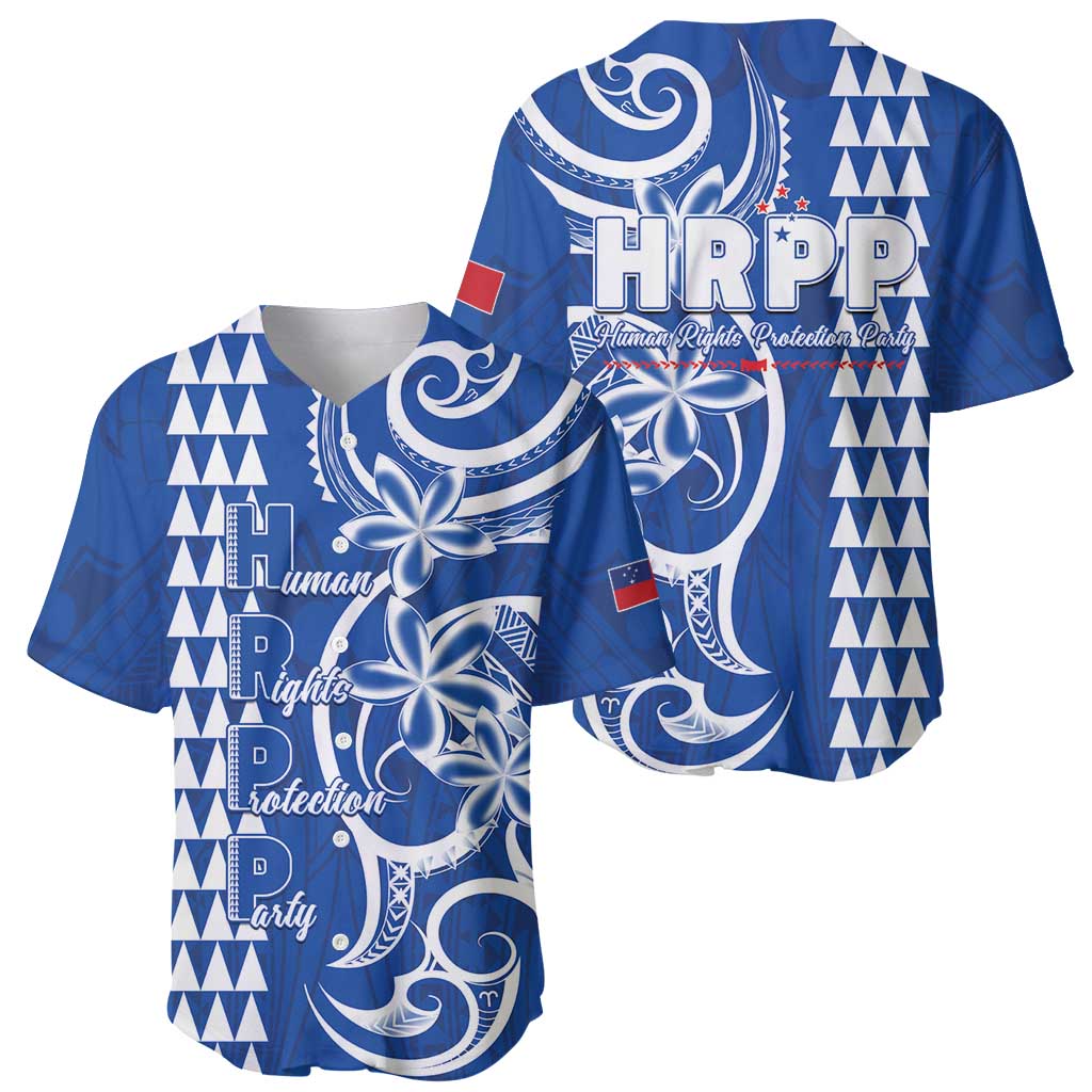 Samoa HRPP Party Baseball Jersey Polynesian Pattern LT05 - Polynesian Pride