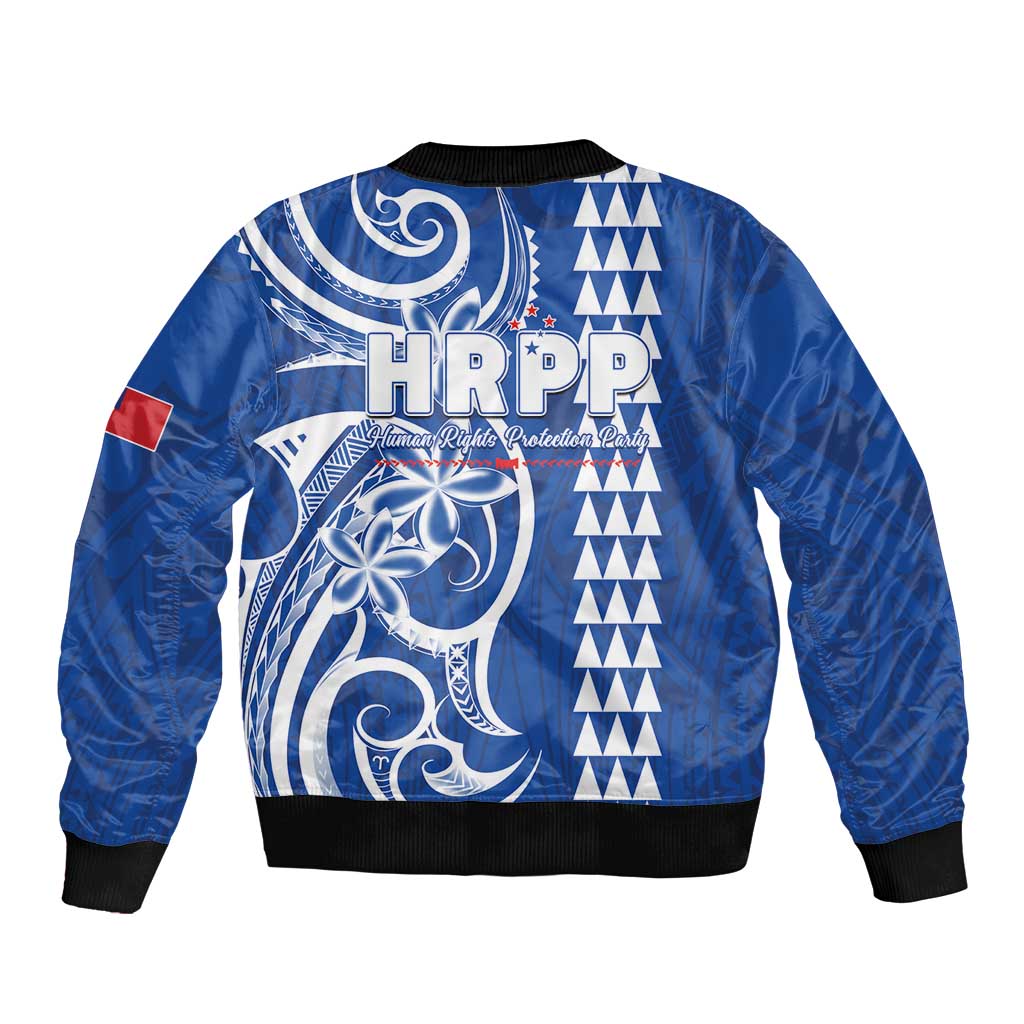 Samoa HRPP Party Bomber Jacket Polynesian Pattern LT05 - Polynesian Pride