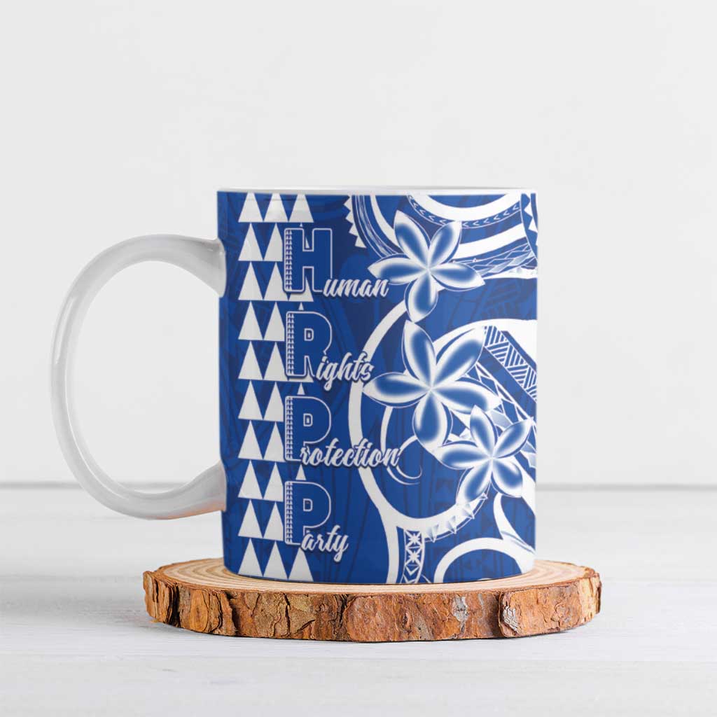 Samoa HRPP Party Ceramic Mug Polynesian Pattern - Polynesian Pride