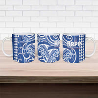 Samoa HRPP Party Ceramic Mug Polynesian Pattern - Polynesian Pride