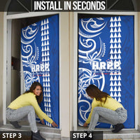 Samoa HRPP Party Door Cover Polynesian Pattern - Polynesian Pride
