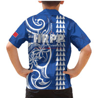 Samoa HRPP Party Family Matching Mermaid Dress and Hawaiian Shirt Polynesian Pattern - Polynesian Pride