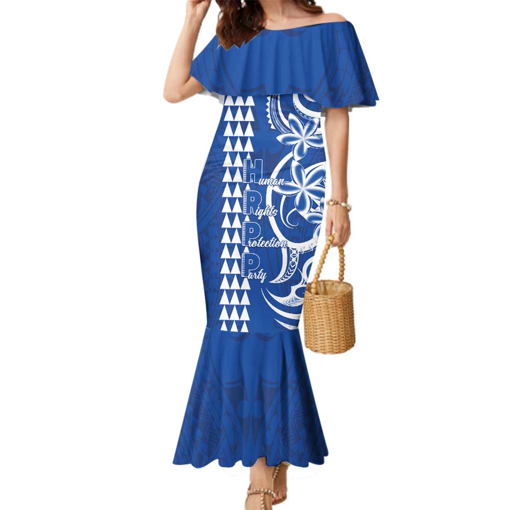 Samoa HRPP Party Family Matching Mermaid Dress and Hawaiian Shirt Polynesian Pattern - Polynesian Pride
