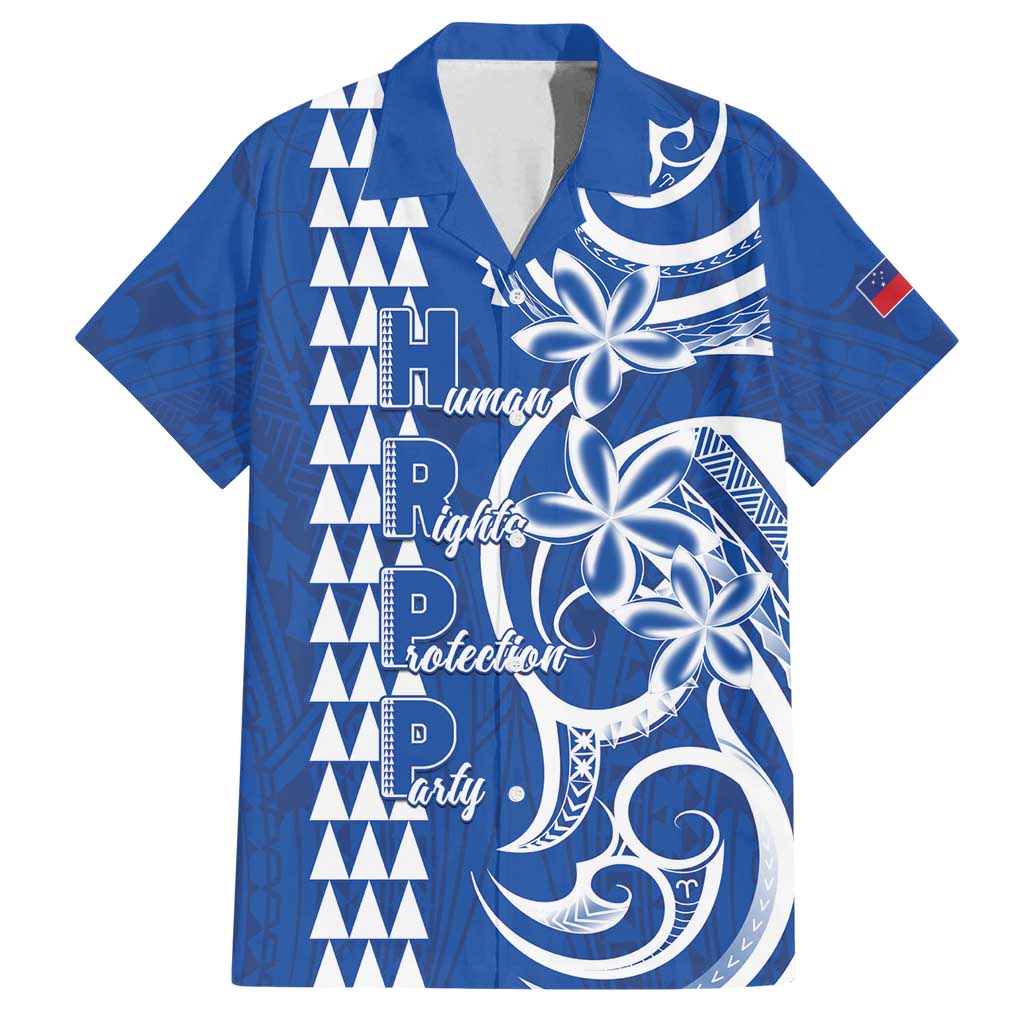 Samoa HRPP Party Family Matching Puletasi and Hawaiian Shirt Polynesian Pattern - Polynesian Pride