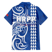 Samoa HRPP Party Family Matching Short Sleeve Bodycon Dress and Hawaiian Shirt Polynesian Pattern - Polynesian Pride