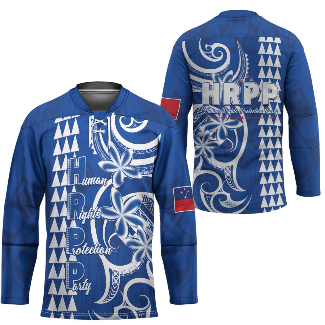 Samoa HRPP Party Hockey Jersey Polynesian Pattern LT05 - Polynesian Pride