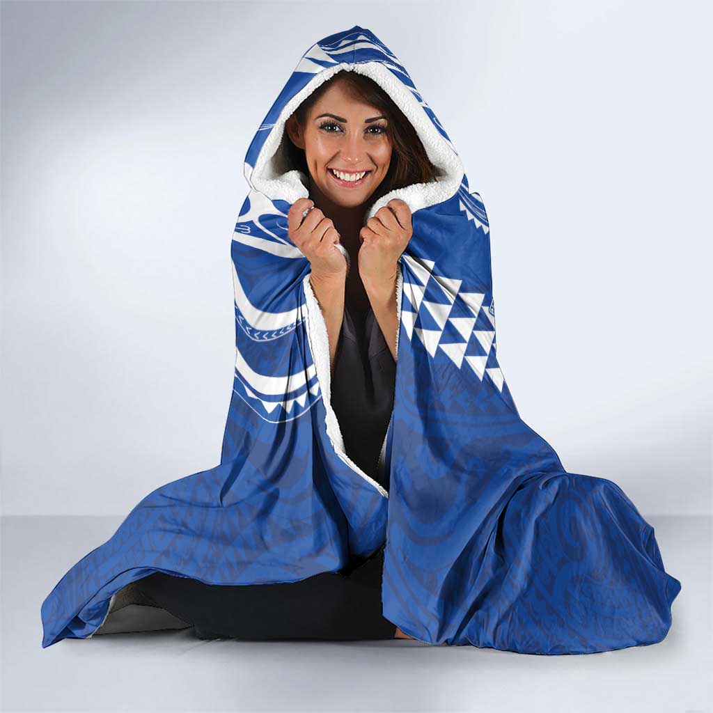 Samoa HRPP Party Hooded Blanket Polynesian Pattern LT05 - Polynesian Pride