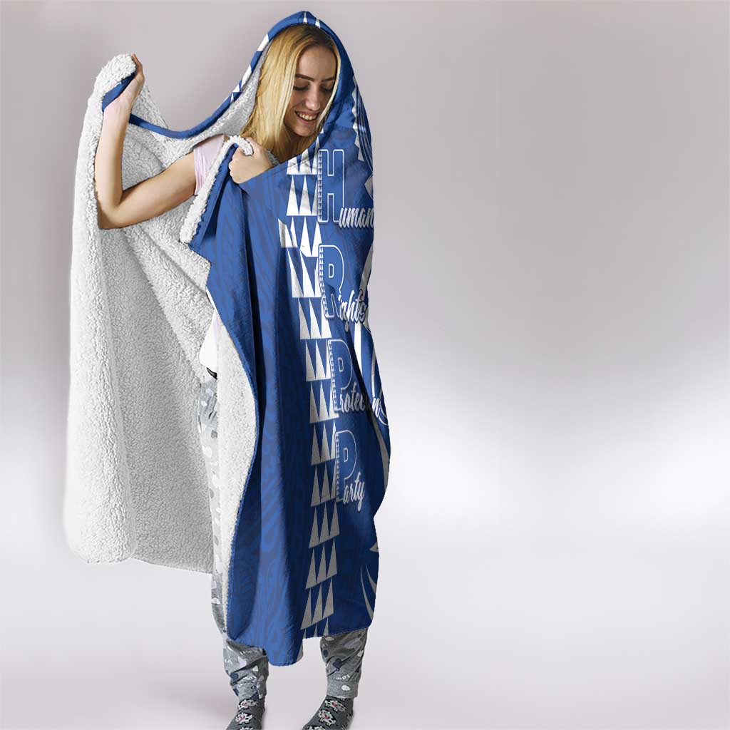 Samoa HRPP Party Hooded Blanket Polynesian Pattern LT05 - Polynesian Pride