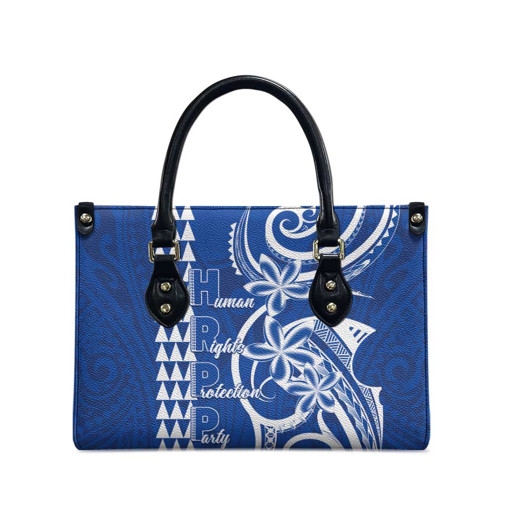 Samoa HRPP Party Leather Bag Polynesian Pattern - Polynesian Pride
