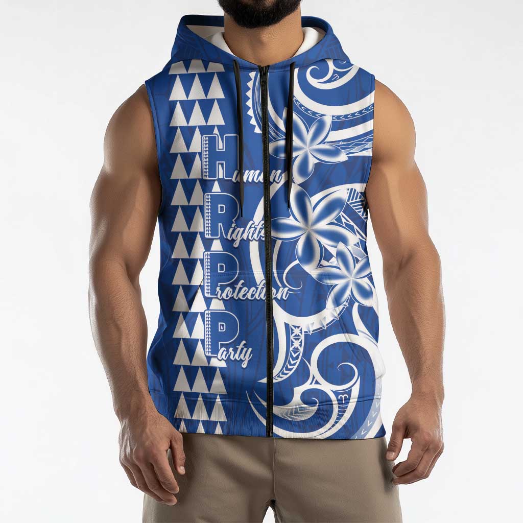 Samoa HRPP Party Sleeveless Zip Hoodie Polynesian Pattern LT05 - Polynesian Pride