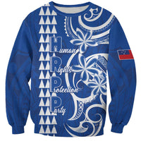 Samoa HRPP Party Sweatshirt Polynesian Pattern - Polynesian Pride