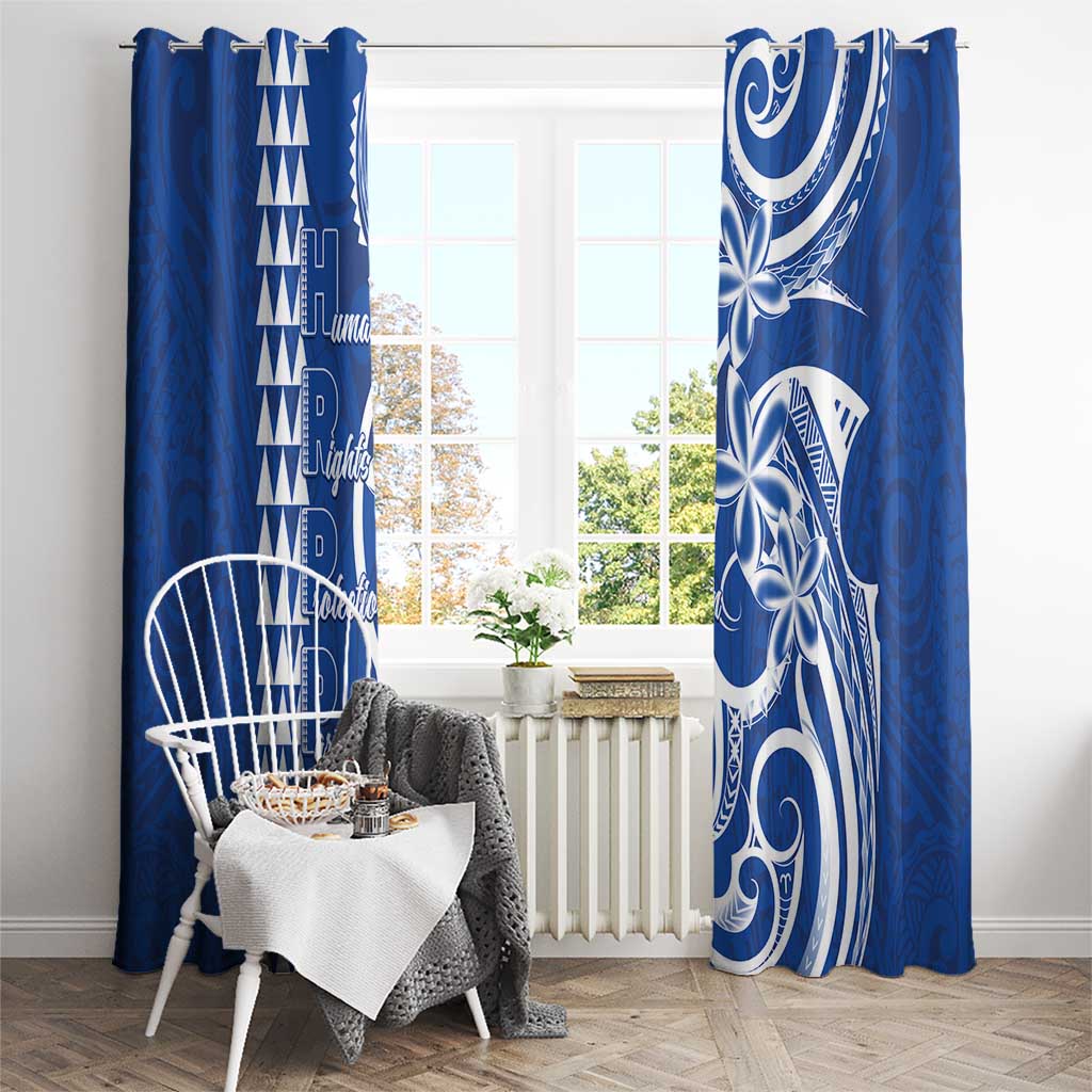 Samoa HRPP Party Window Curtain Polynesian Pattern LT05 - Polynesian Pride