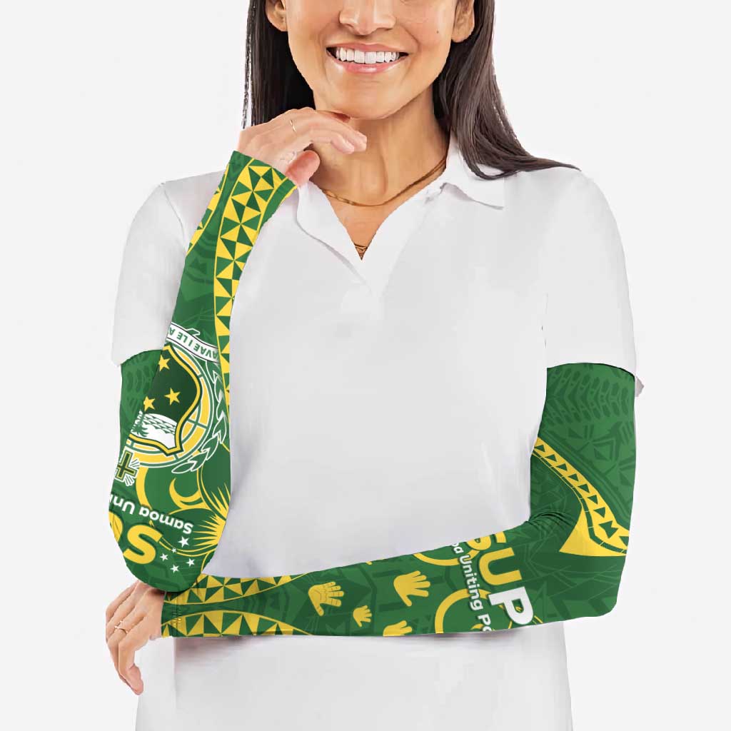 Samoa SUP Arm Sleeves Samoan Coat Of Arms LT05 - Polynesian Pride