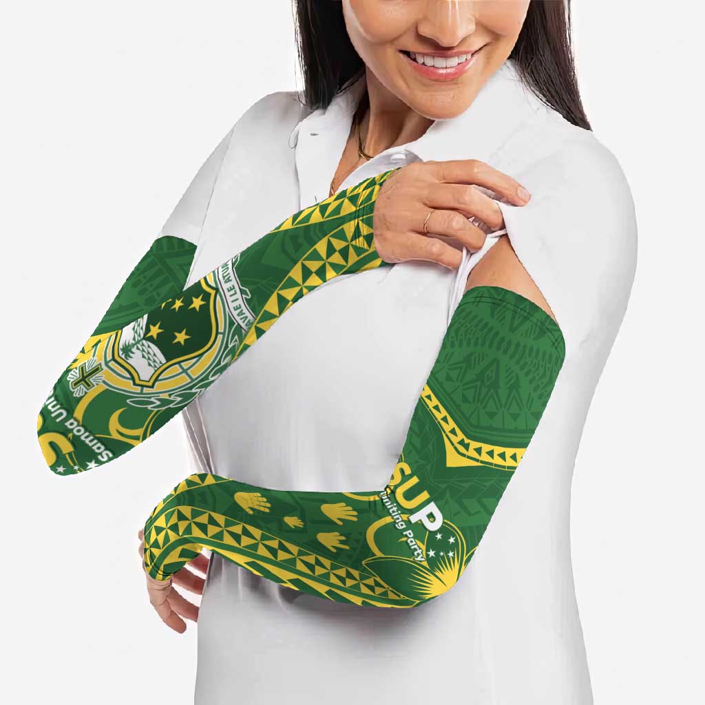 Samoa SUP Arm Sleeves Samoan Coat Of Arms LT05 - Polynesian Pride