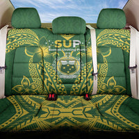 Samoa SUP Back Car Seat Cover Samoan Coat Of Arms - Polynesian Pride