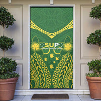 Samoa SUP Door Cover Samoan Coat Of Arms - Polynesian Pride