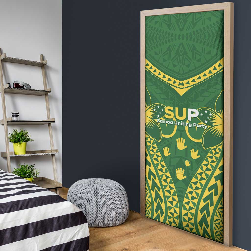 Samoa SUP Door Cover Samoan Coat Of Arms - Polynesian Pride