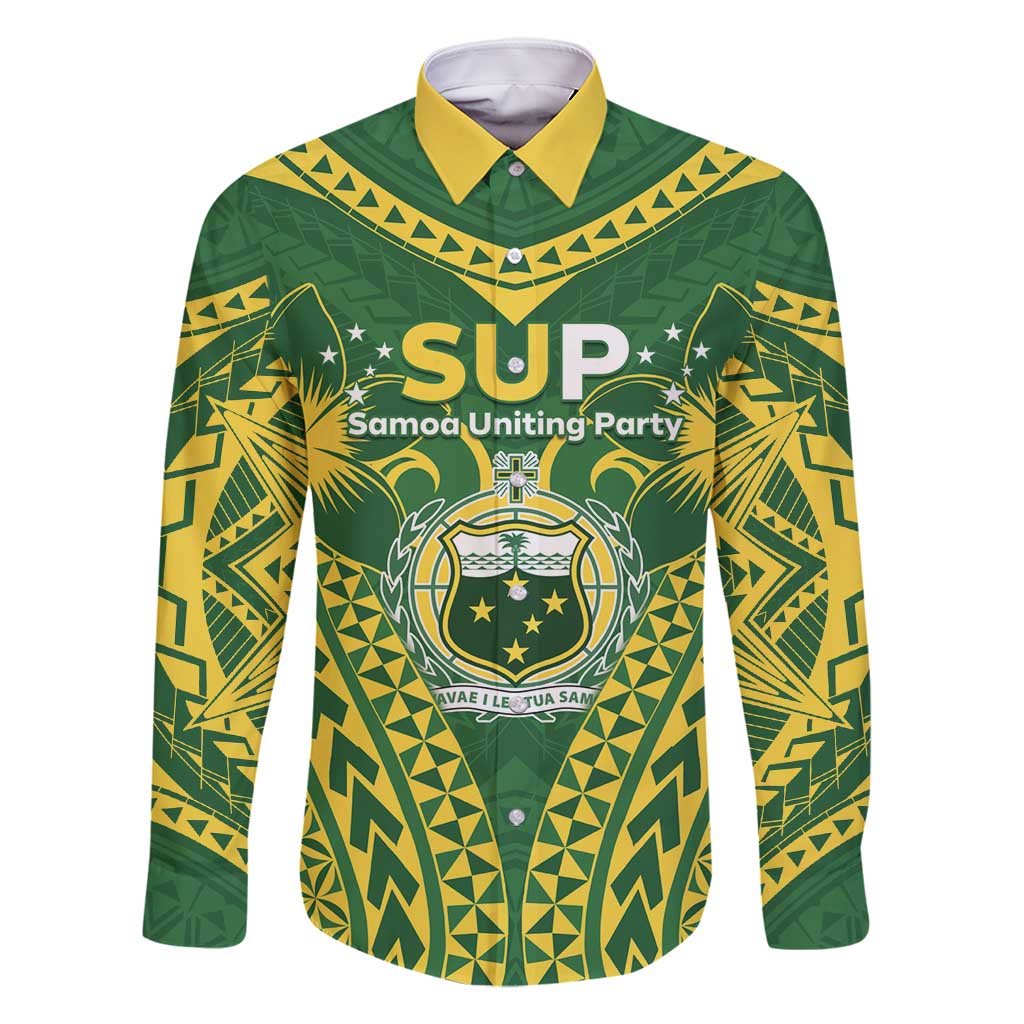 Samoa SUP Family Matching Mermaid Dress and Hawaiian Shirt Samoan Coat Of Arms - Polynesian Pride
