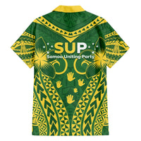 Samoa SUP Family Matching Tank Maxi Dress and Hawaiian Shirt Samoan Coat Of Arms - Polynesian Pride