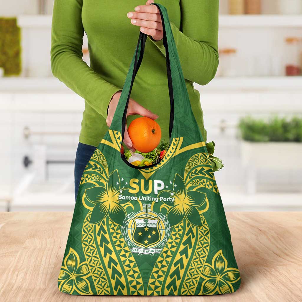 Samoa SUP Grocery Bag Samoan Coat Of Arms - Polynesian Pride