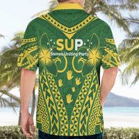 Samoa SUP Hawaiian Shirt Samoan Coat Of Arms - Polynesian Pride