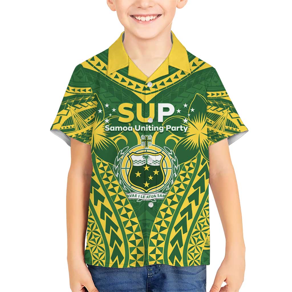 Samoa SUP Hawaiian Shirt Samoan Coat Of Arms - Polynesian Pride