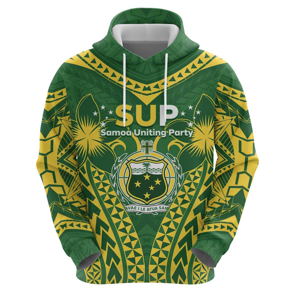 Samoa SUP Hoodie Samoan Coat Of Arms - Polynesian Pride