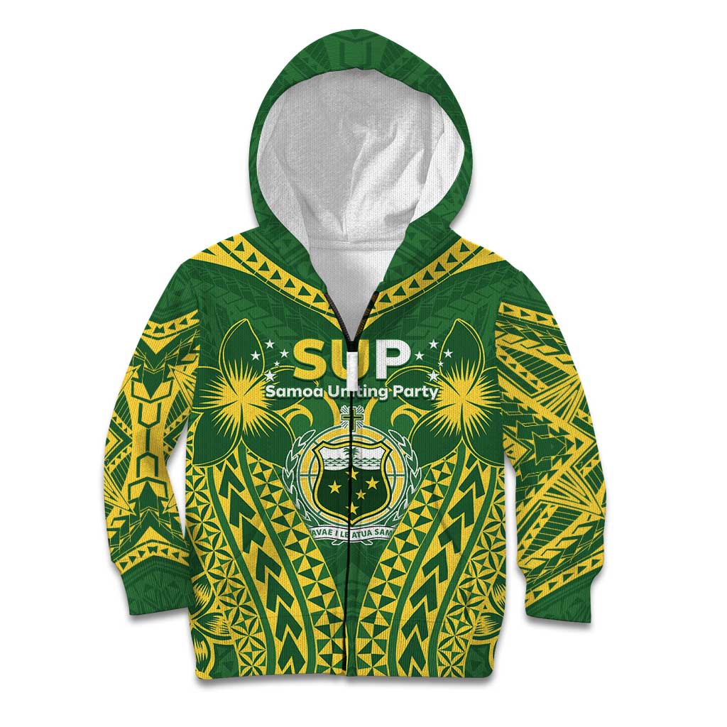 Samoa SUP Kid Hoodie Samoan Coat Of Arms - Polynesian Pride