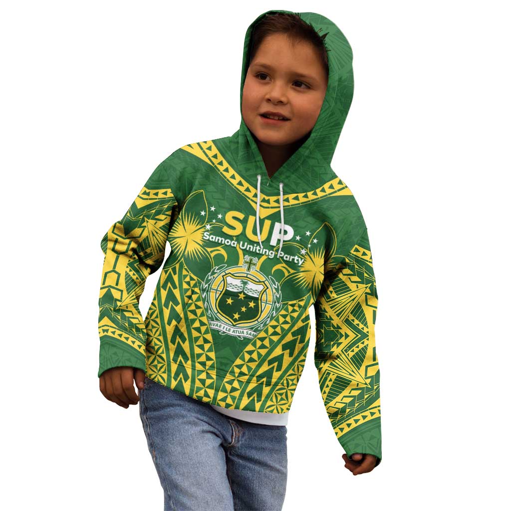 Samoa SUP Kid Hoodie Samoan Coat Of Arms - Polynesian Pride